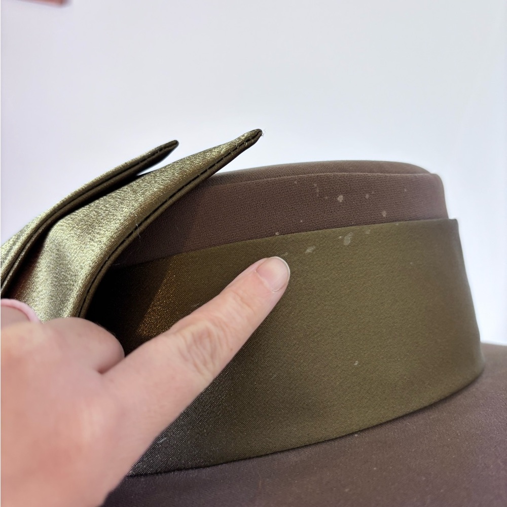 Ben Marc International 100% wool shell hat brown formal hat - Picture 9 of 10